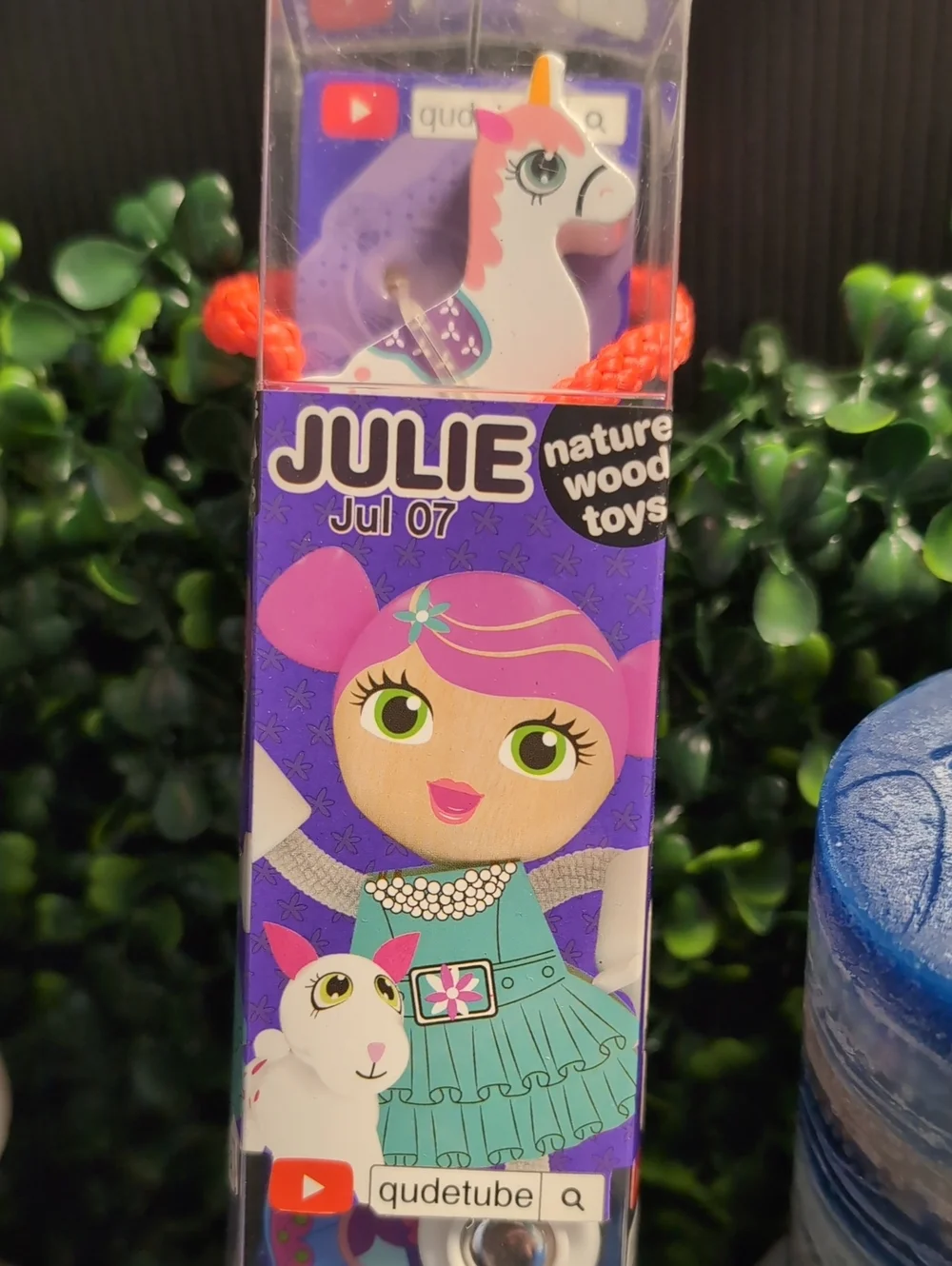 2x J'adore Princess Julie Nature Wood Sets - Unicorn- Carriage-puppy- Princess
